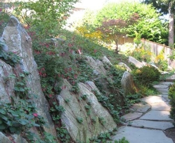 Environmental Construction landscapes to prevent erosion